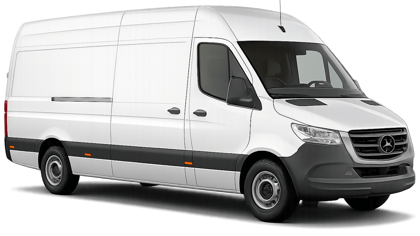 long wheel base van transparent